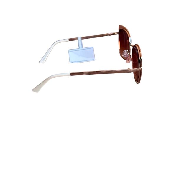 Oscar de la Renta Cat Eye Sunglasses Gold Brown Gradient Mod 3090 717 NEW main image 7